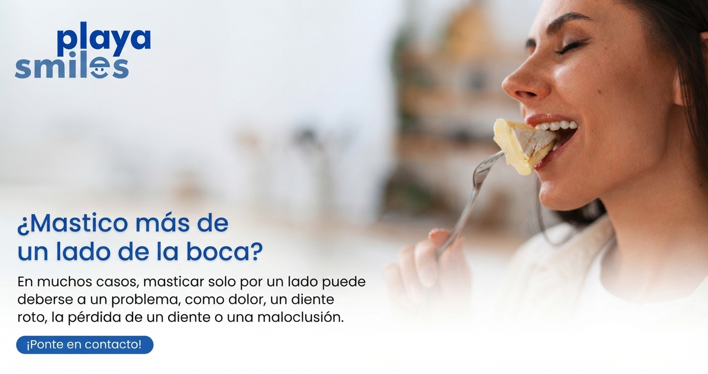 🦷✨ ¿Mastico más de un lado de la boca? ¡Eso podría ser un problema!